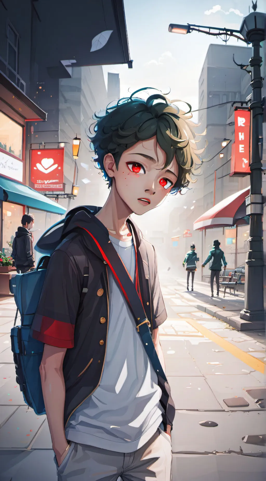 ai character: Avery  background