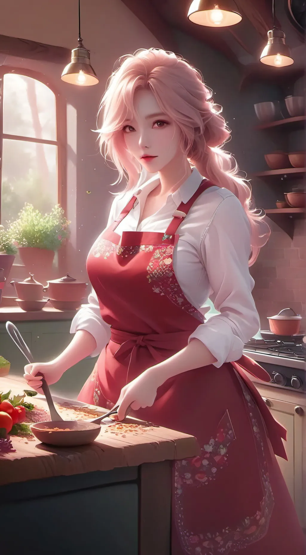 ai character: Amanda background