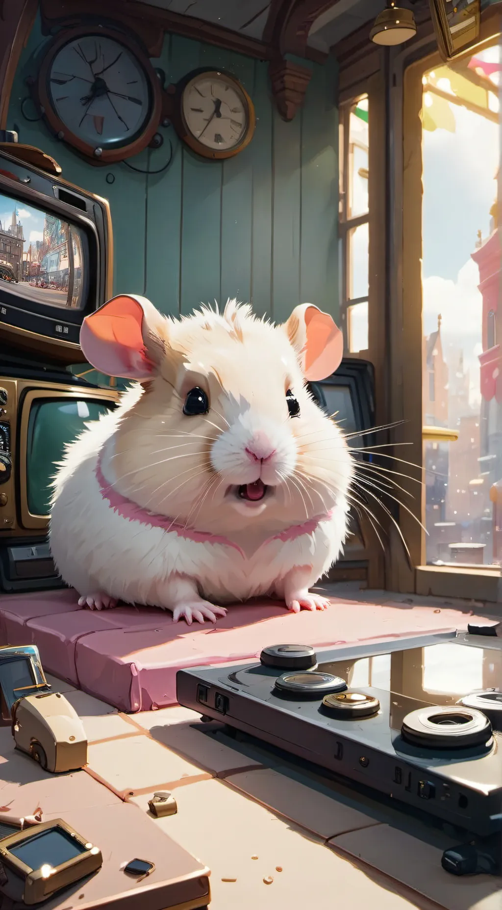 ai character: hampter background