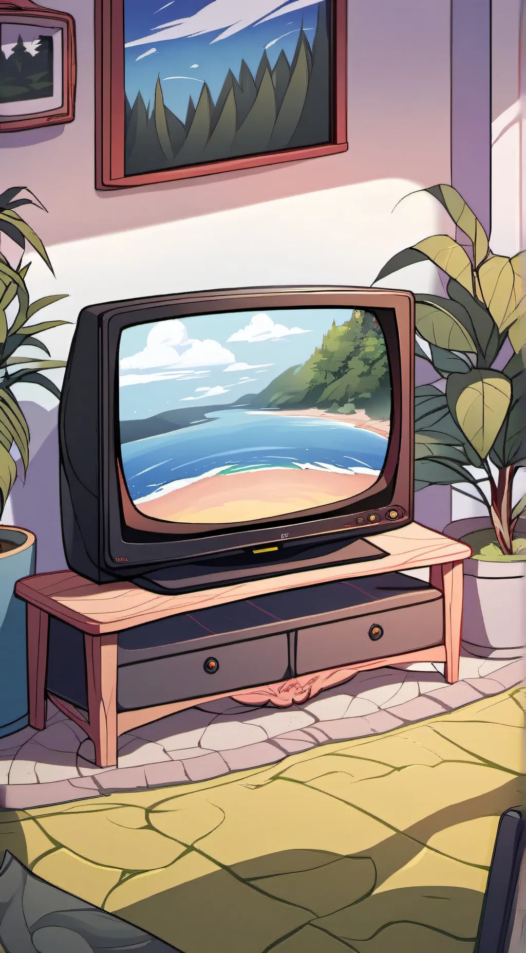 ai character: Hypnotizing video background