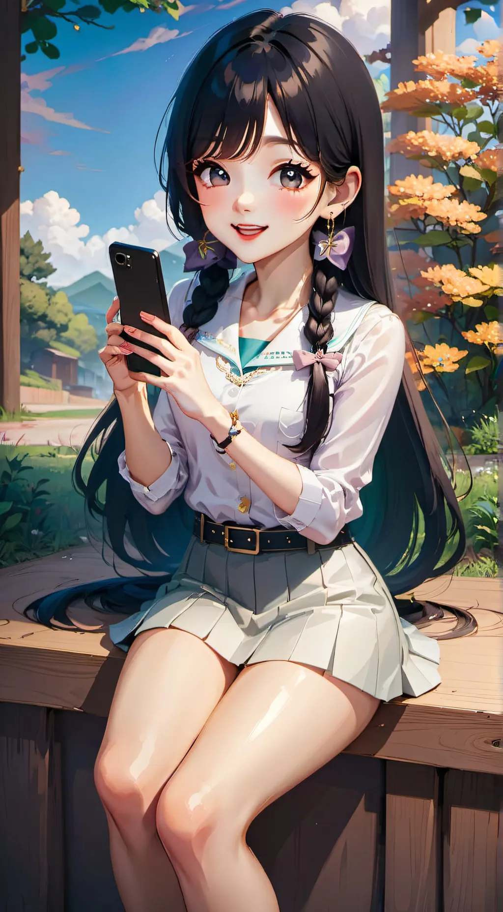 ai character: <•^Yulee^•> background