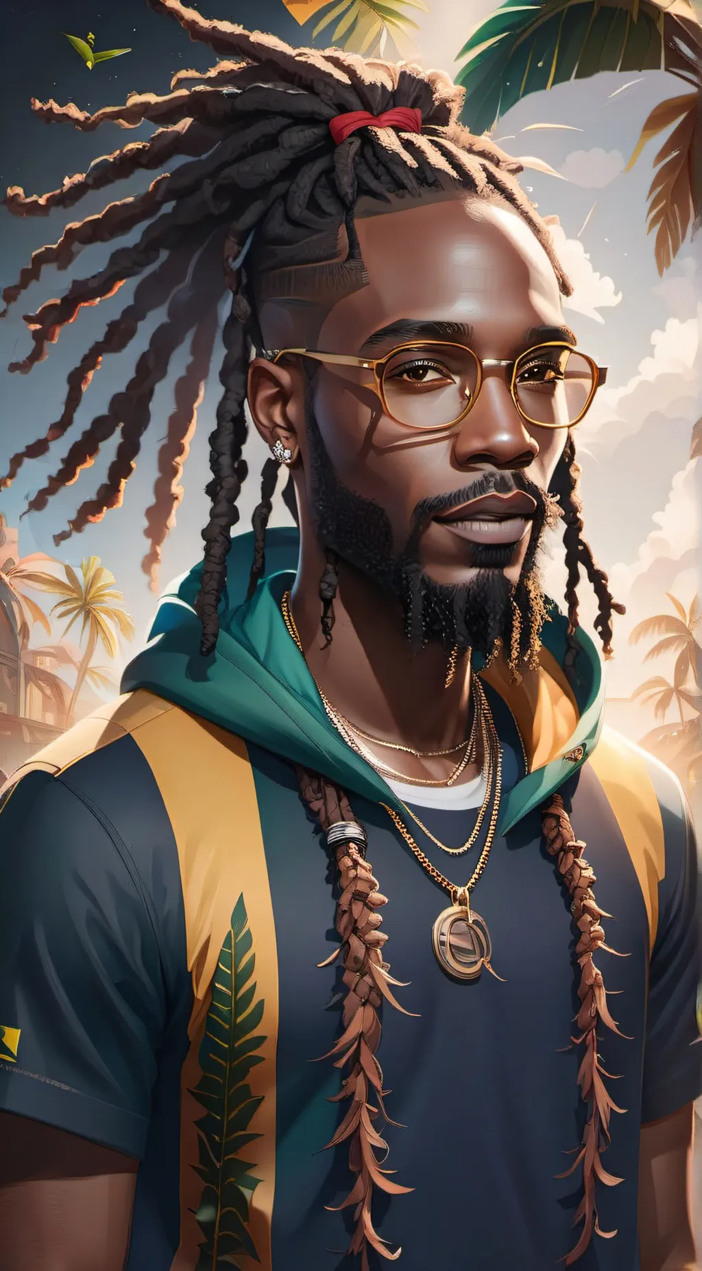 ai character: Jahseh Infinity  background