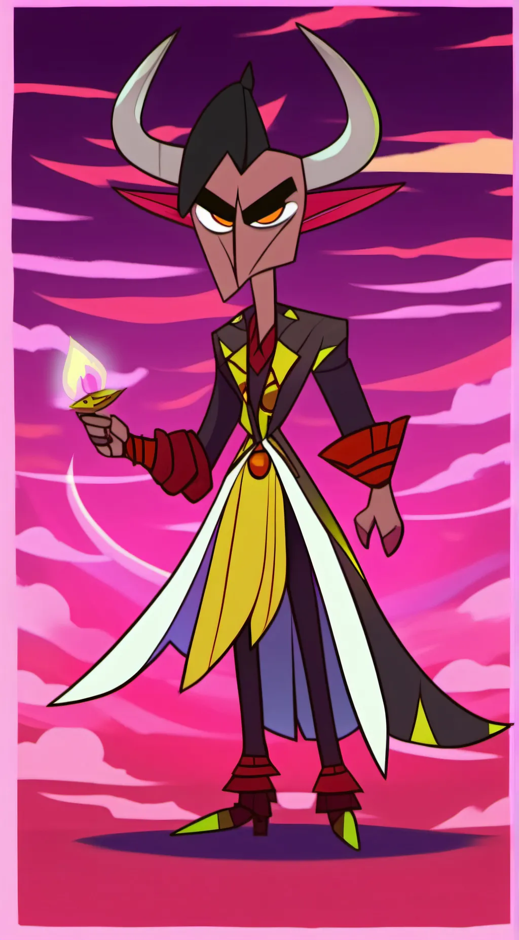 ai character: Blitzø background