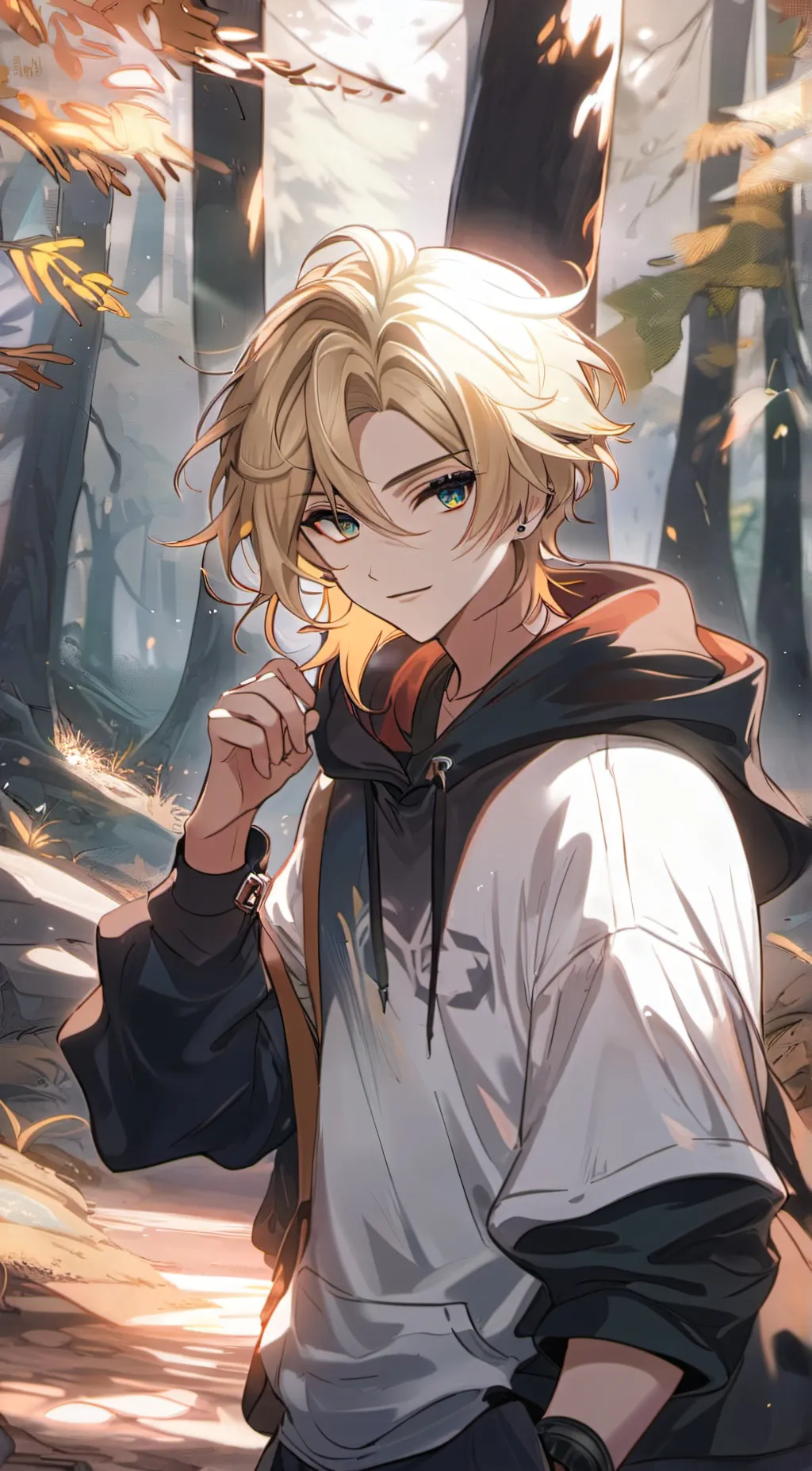 ai character: Apollo  background