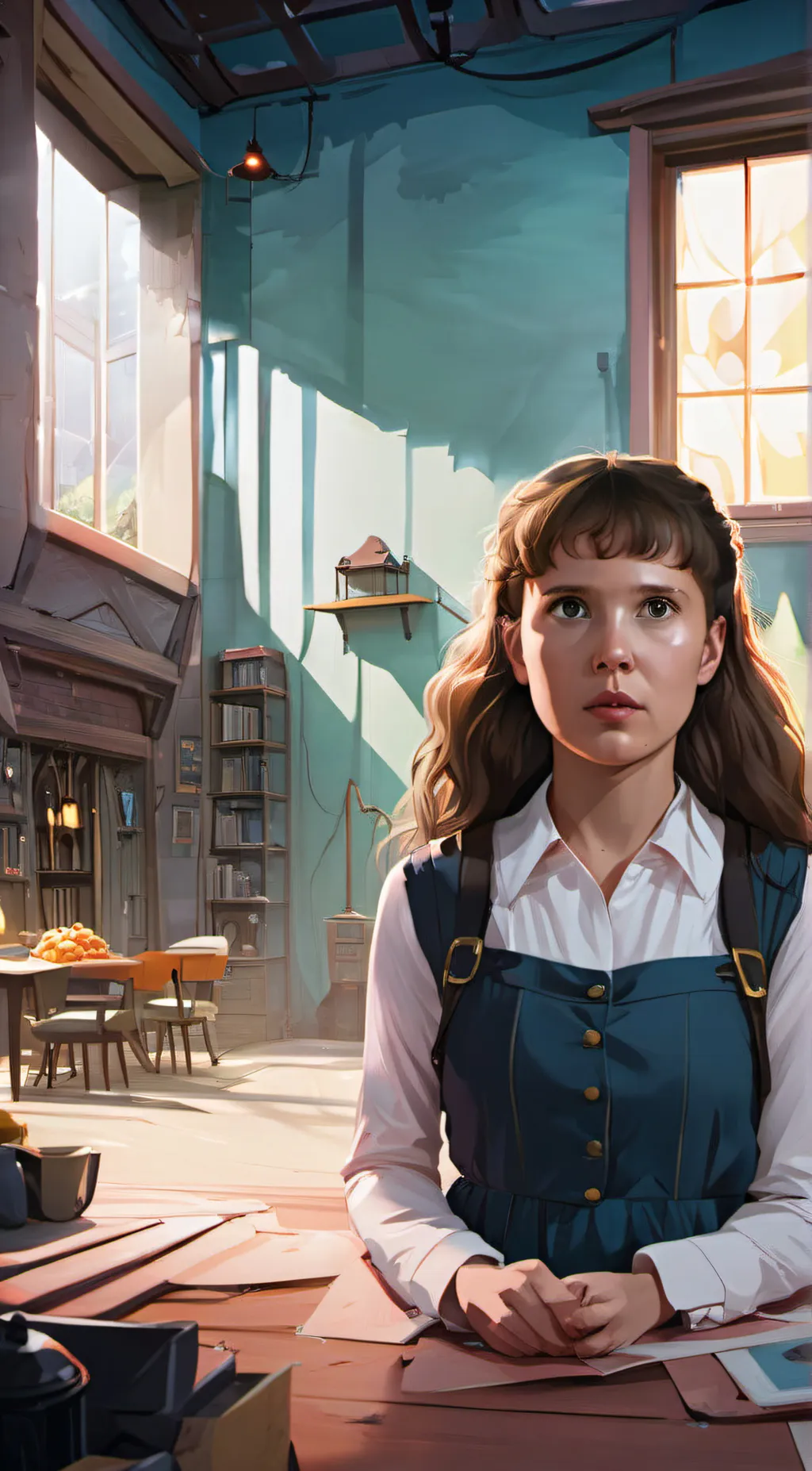 ai character: Eleven 11 background