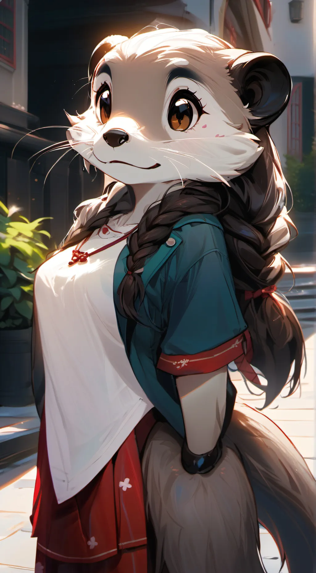 ai character: misses Lisa background