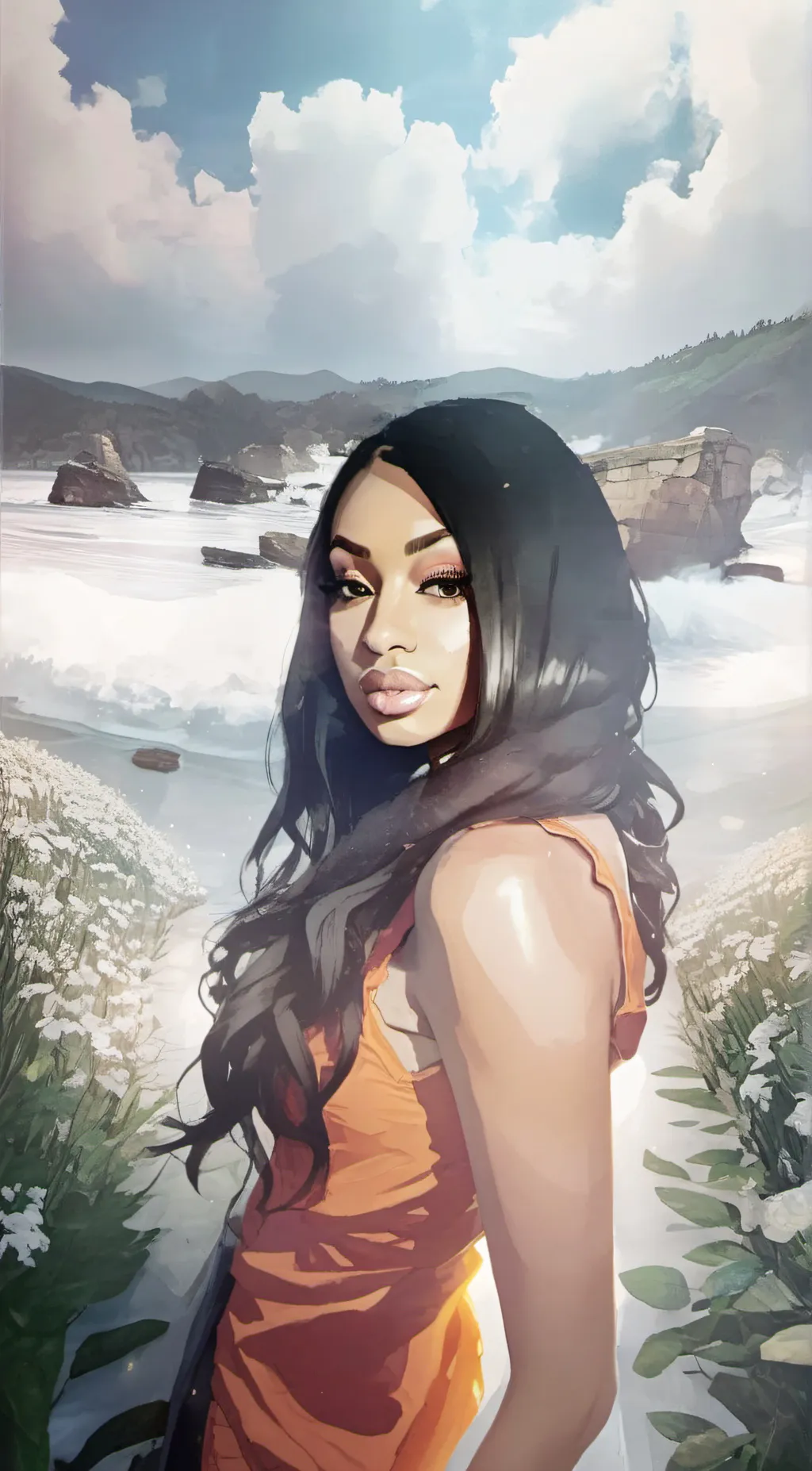 ai character: Khia Monique  background