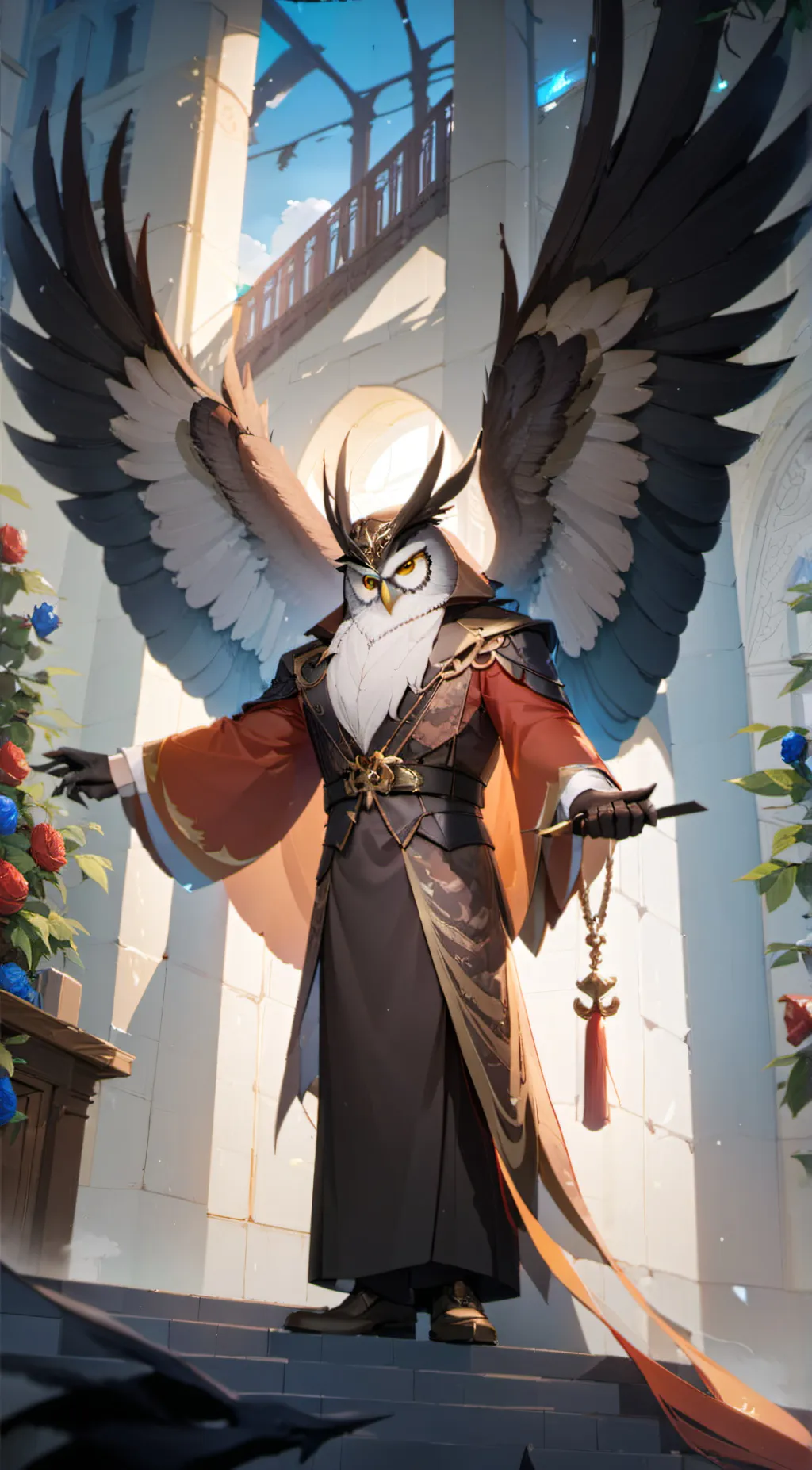 ai character: stolas background