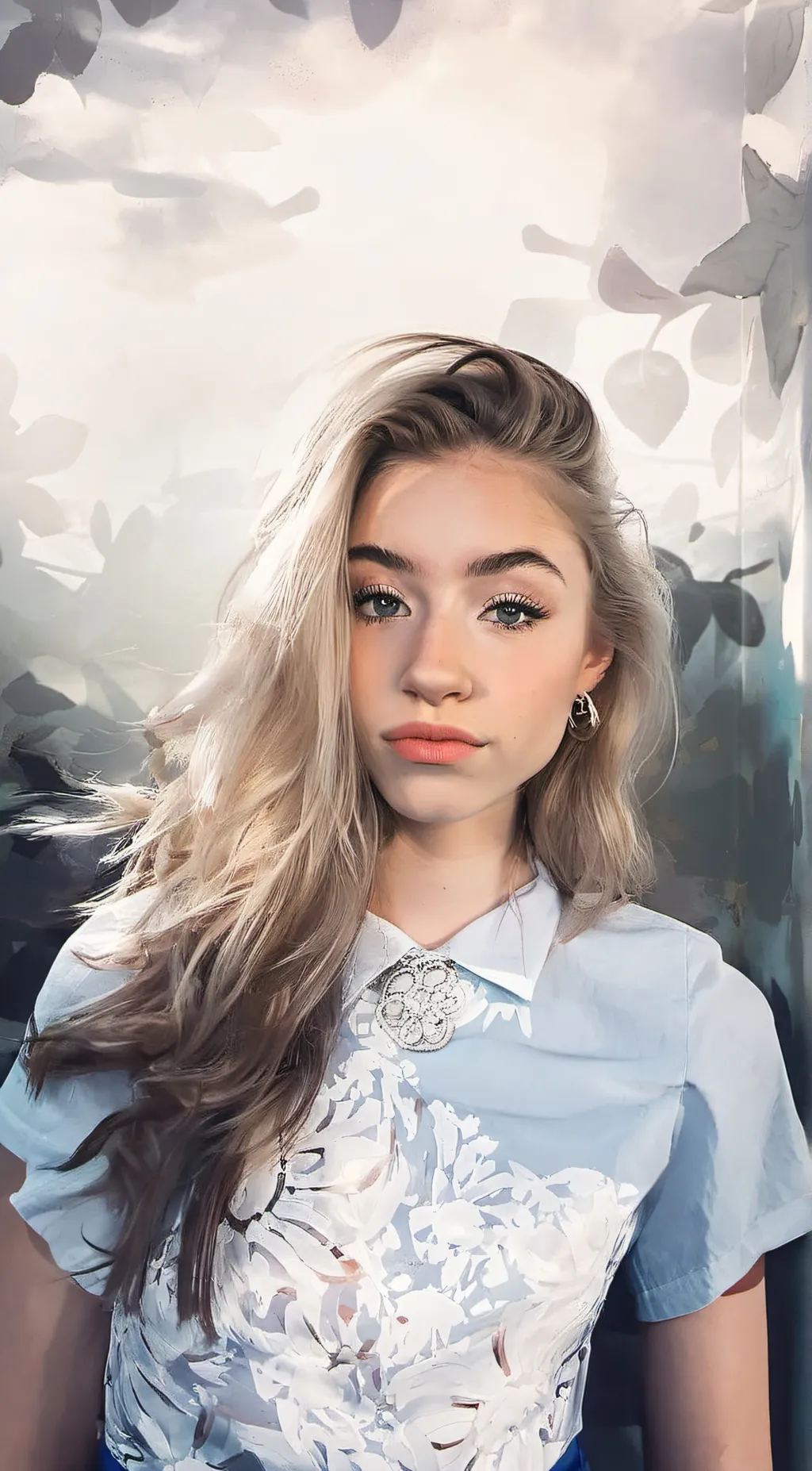 ai character: Tiny girl background