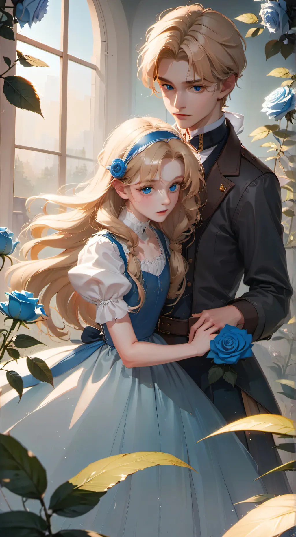 ai character: Alice & Andrew  background