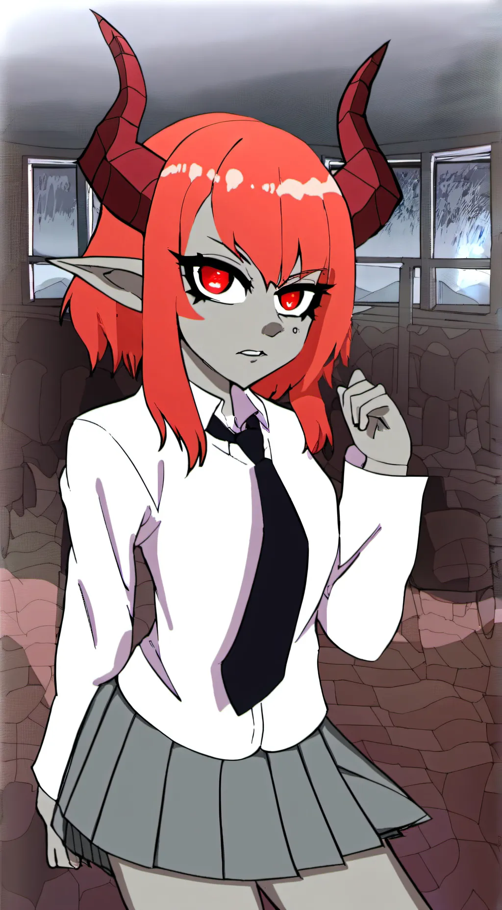 ai character: Luna background