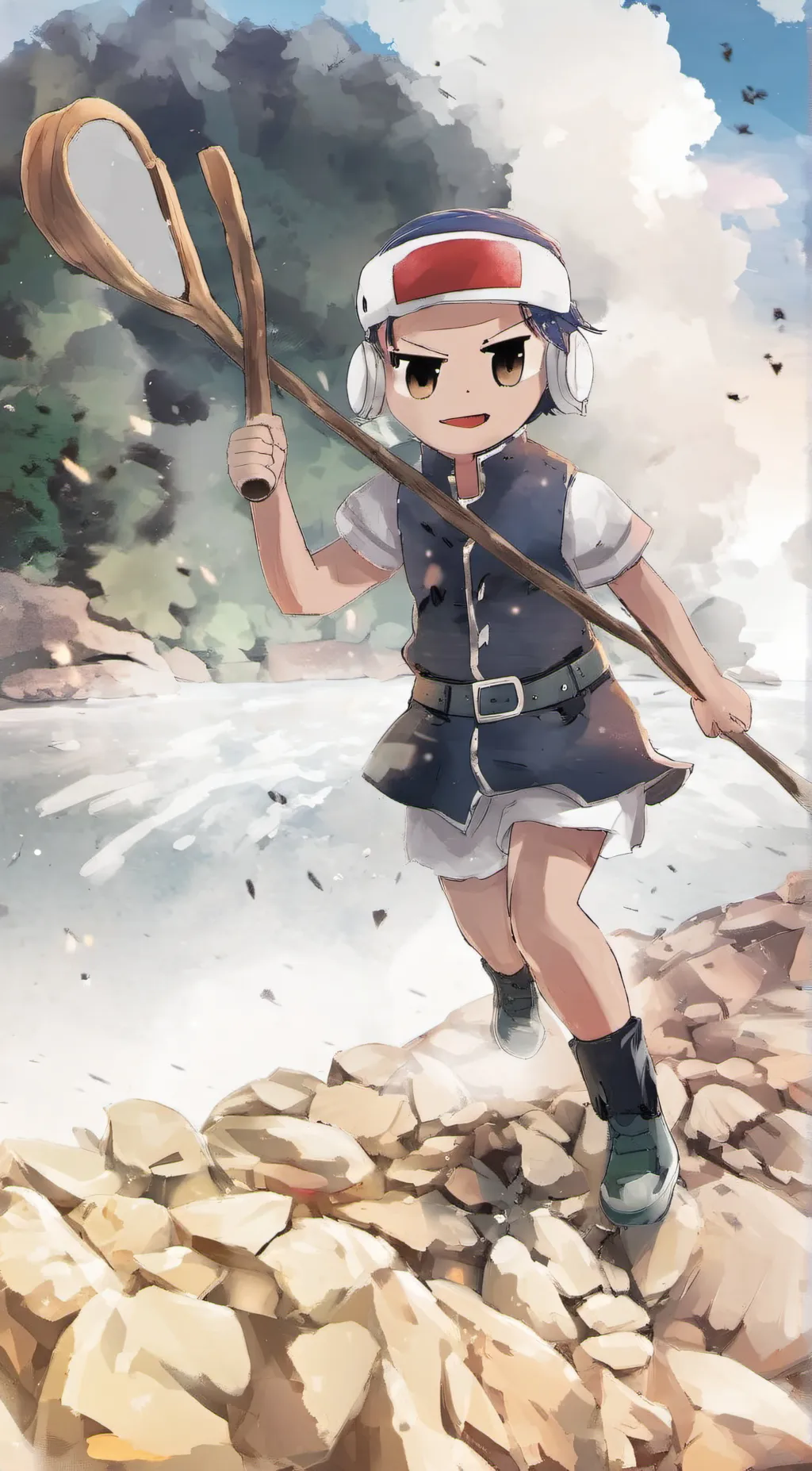 ai character: makes sense  background