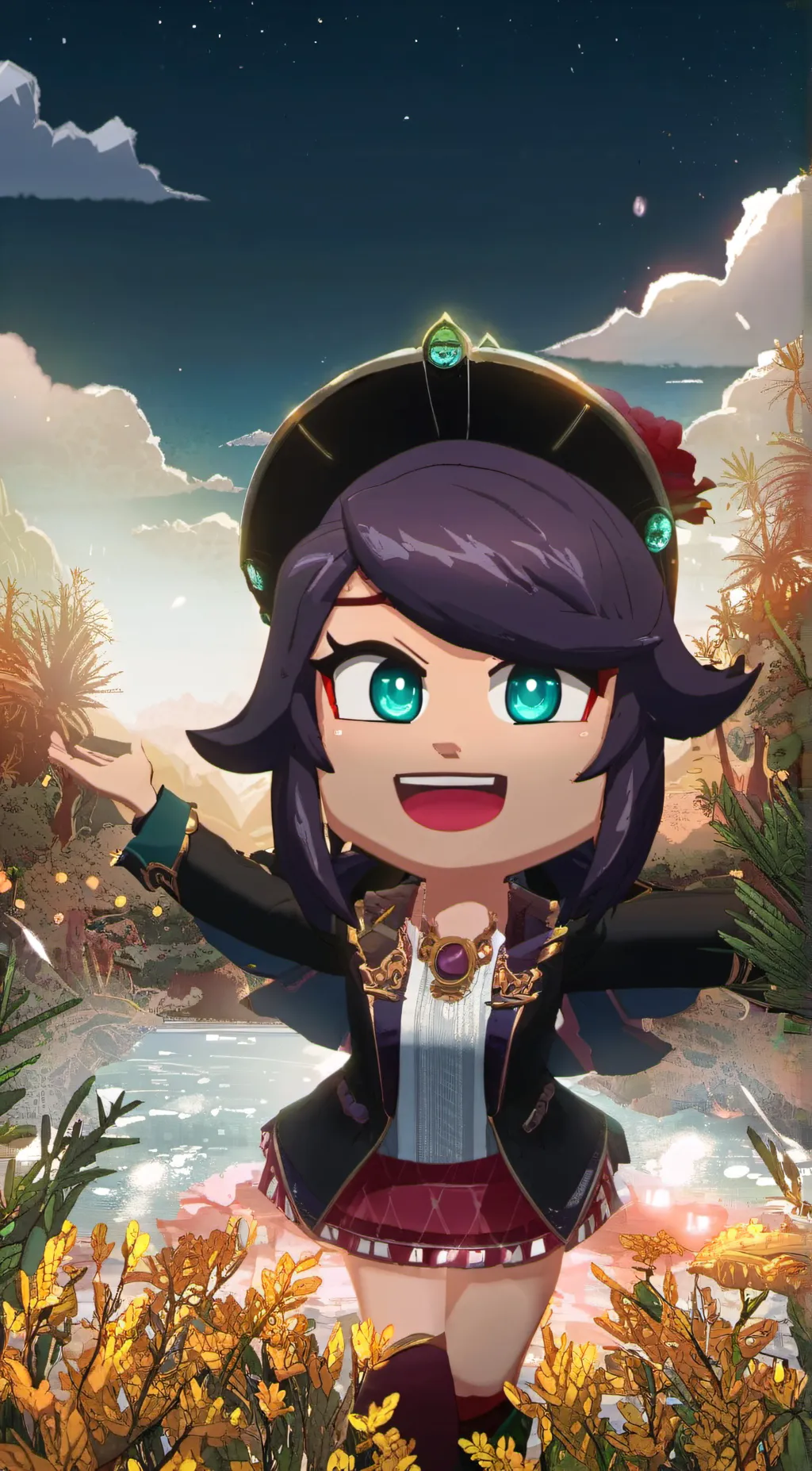 ai character: Aph background