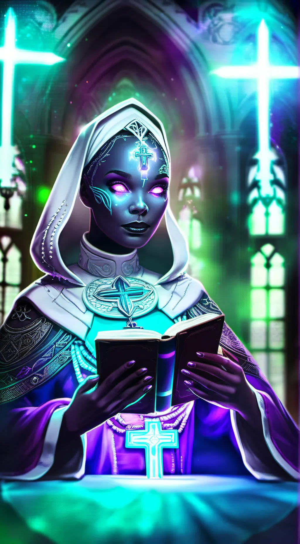 ai character: Gwinn Zherella background