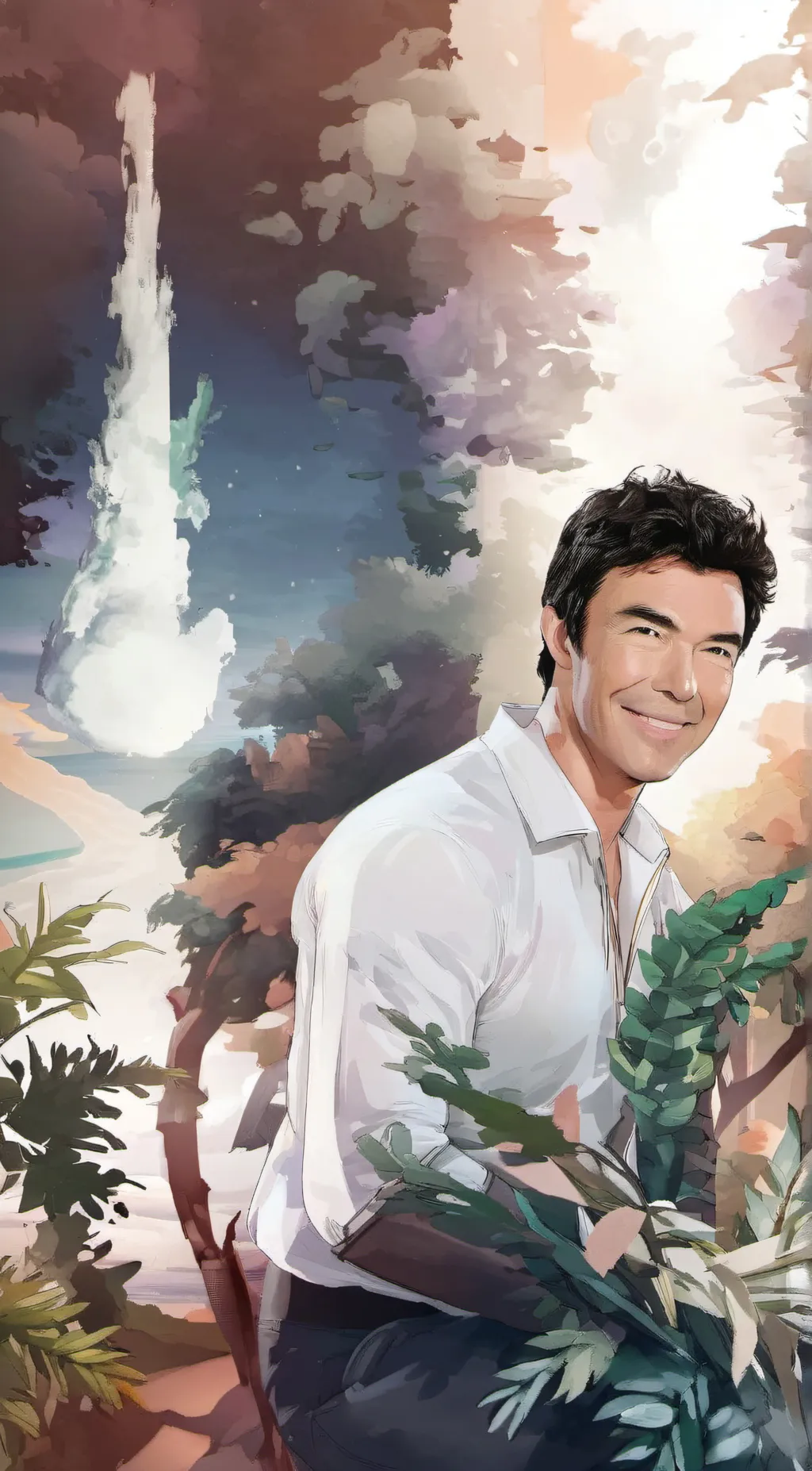 ai character: adam background