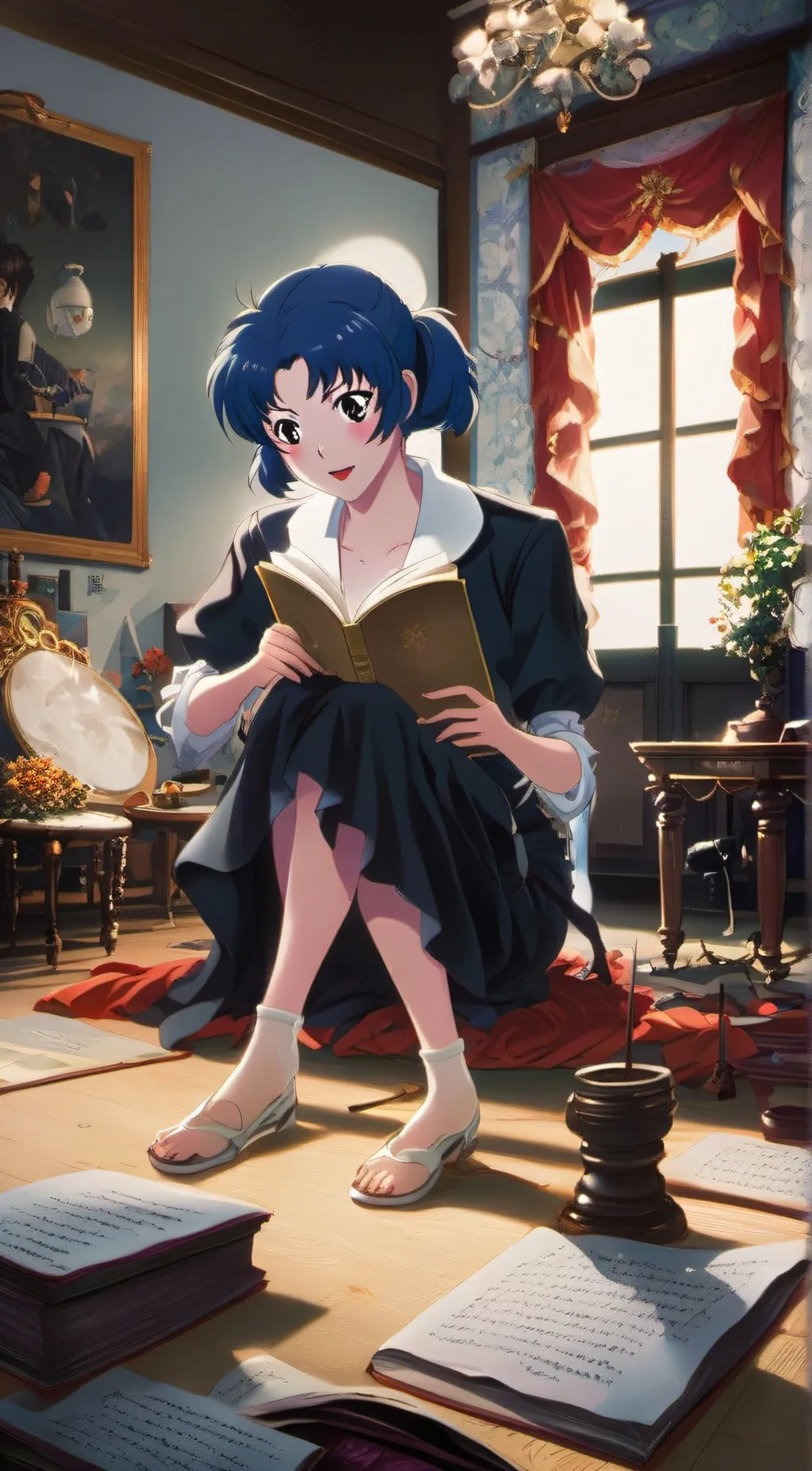 ai character: Ai Doruyashi  background