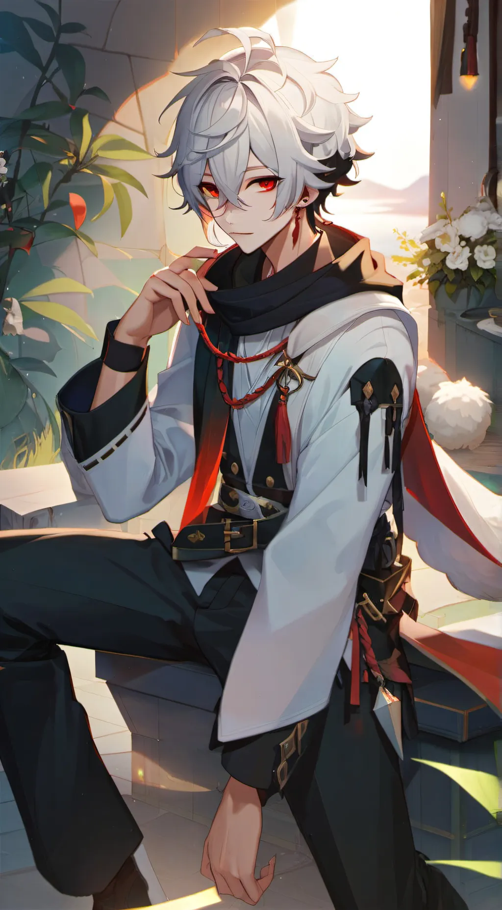 ai character: vinn  background