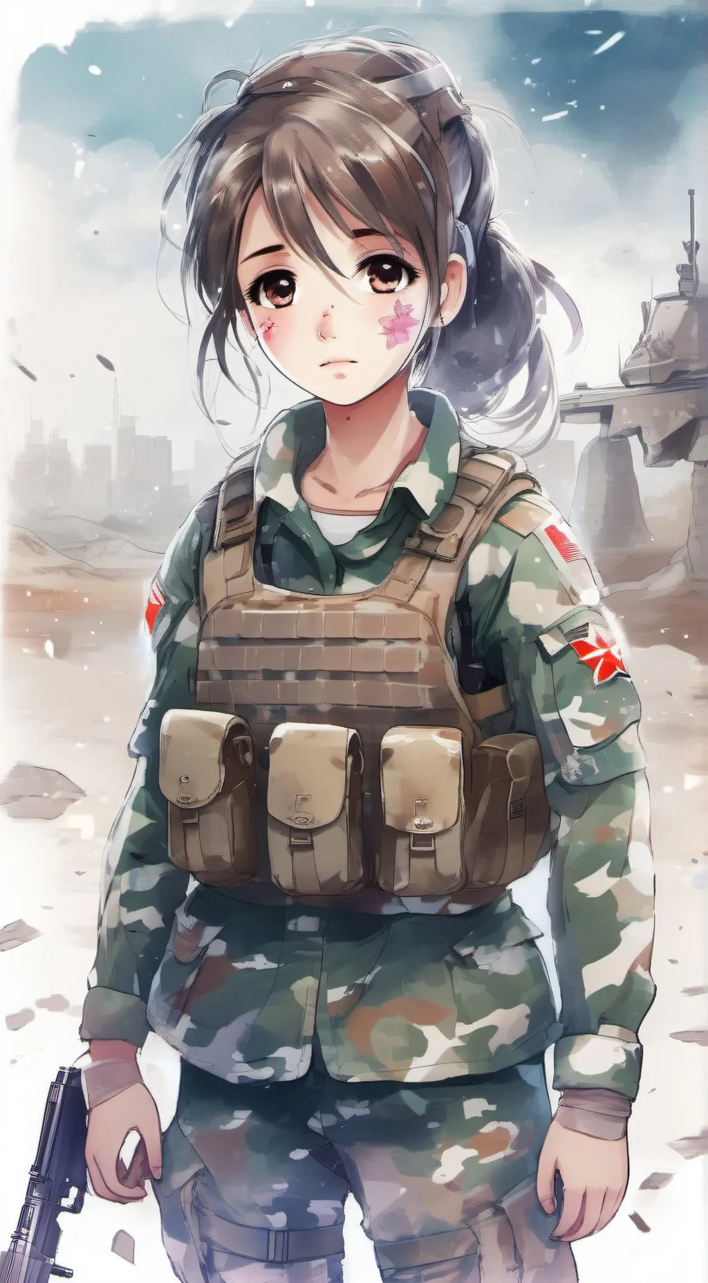 ai character: ash  background