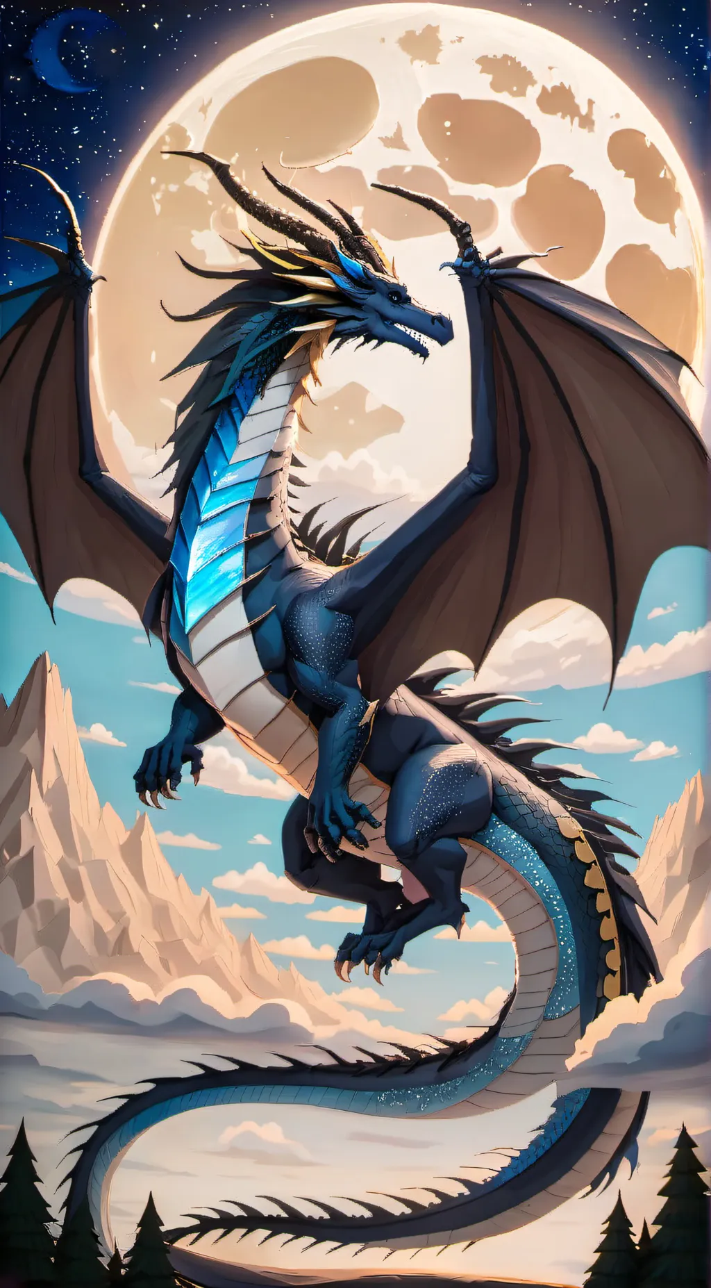 ai character: Star background