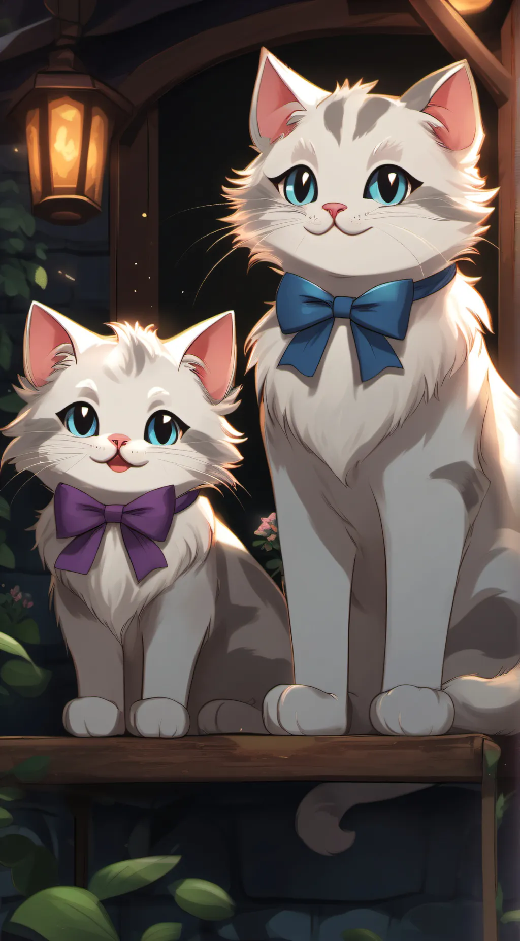 ai character: Spoiled kittens background