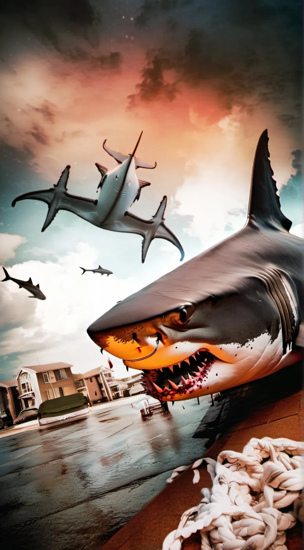 ai character: The Shark background