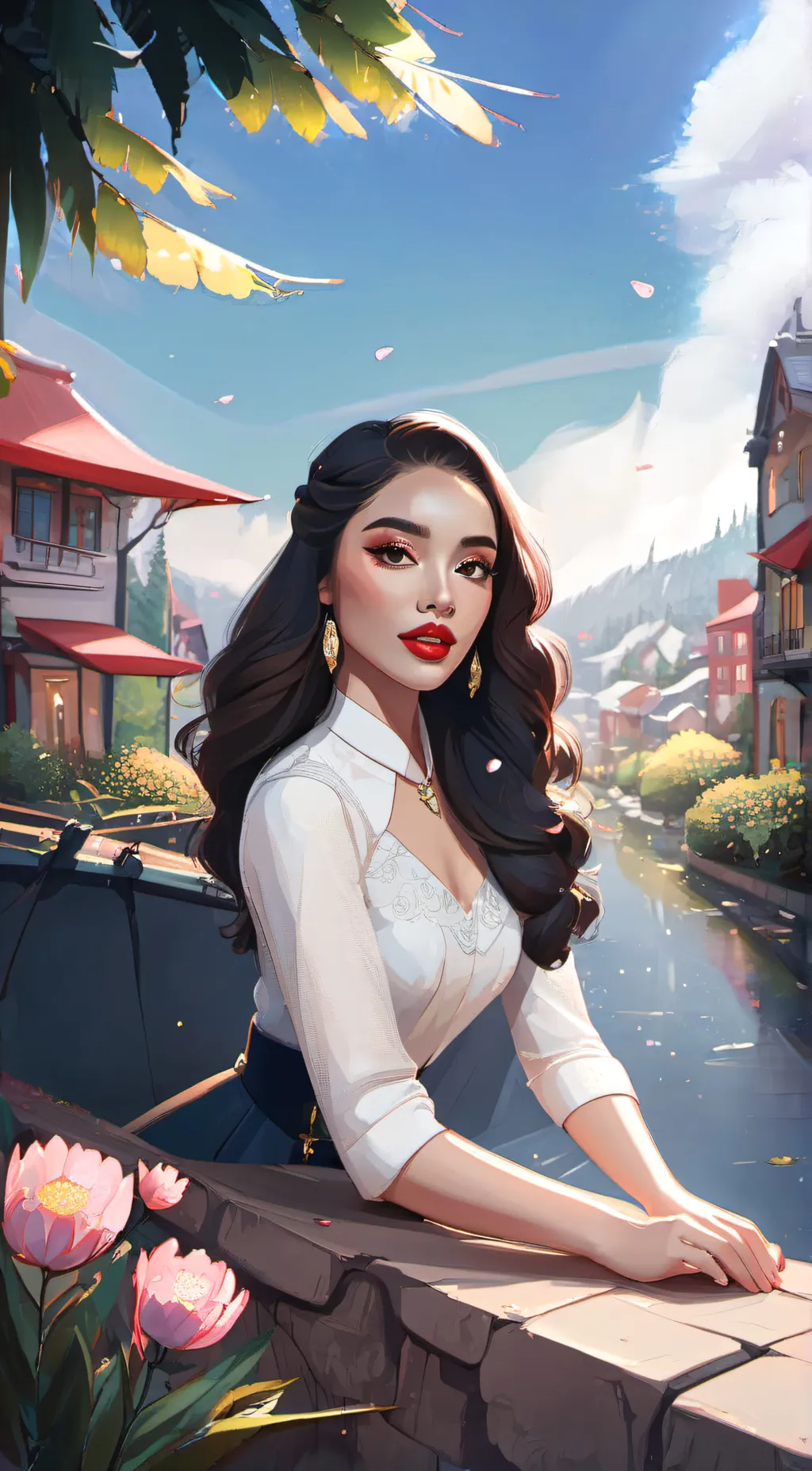 ai character: Honey  background