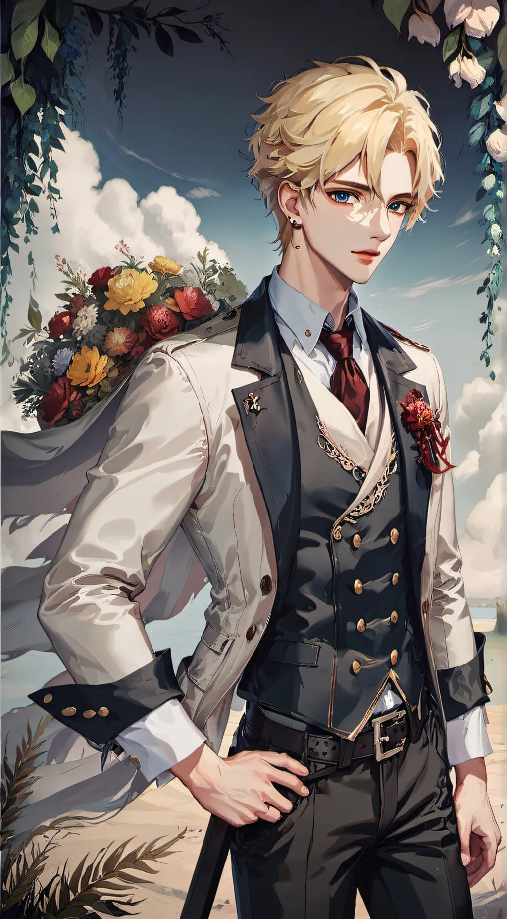 ai character: Leo background