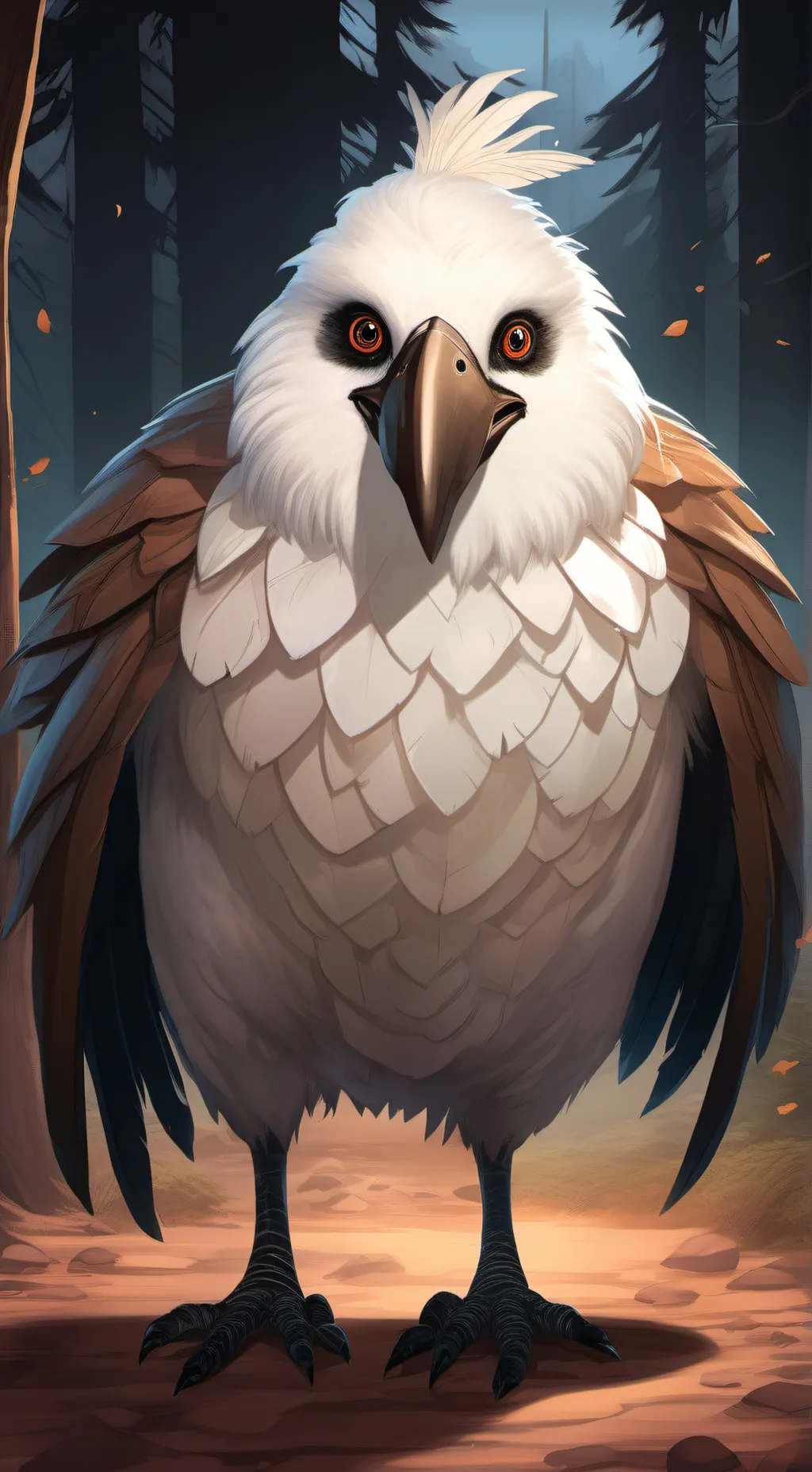 ai character: Your bird or is it background