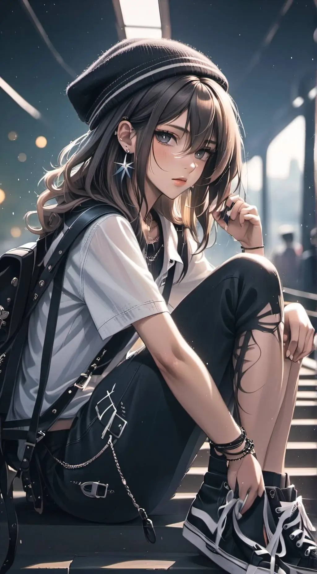 ai character: Lisa  background