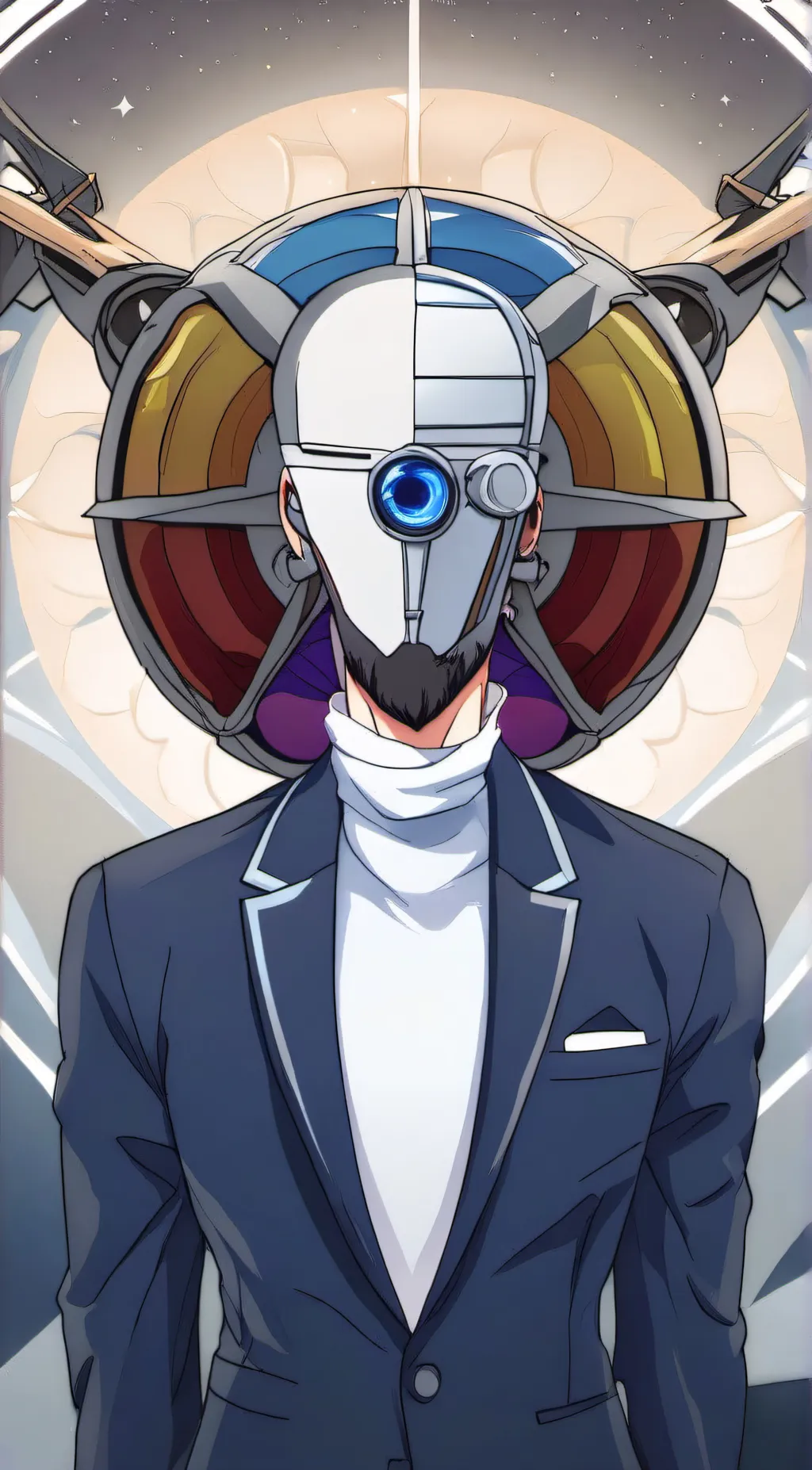 ai character: Groovy background