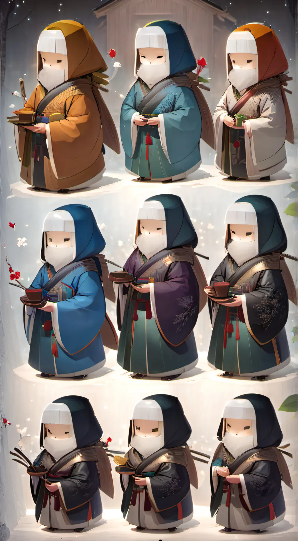 ai character: Hashiras background