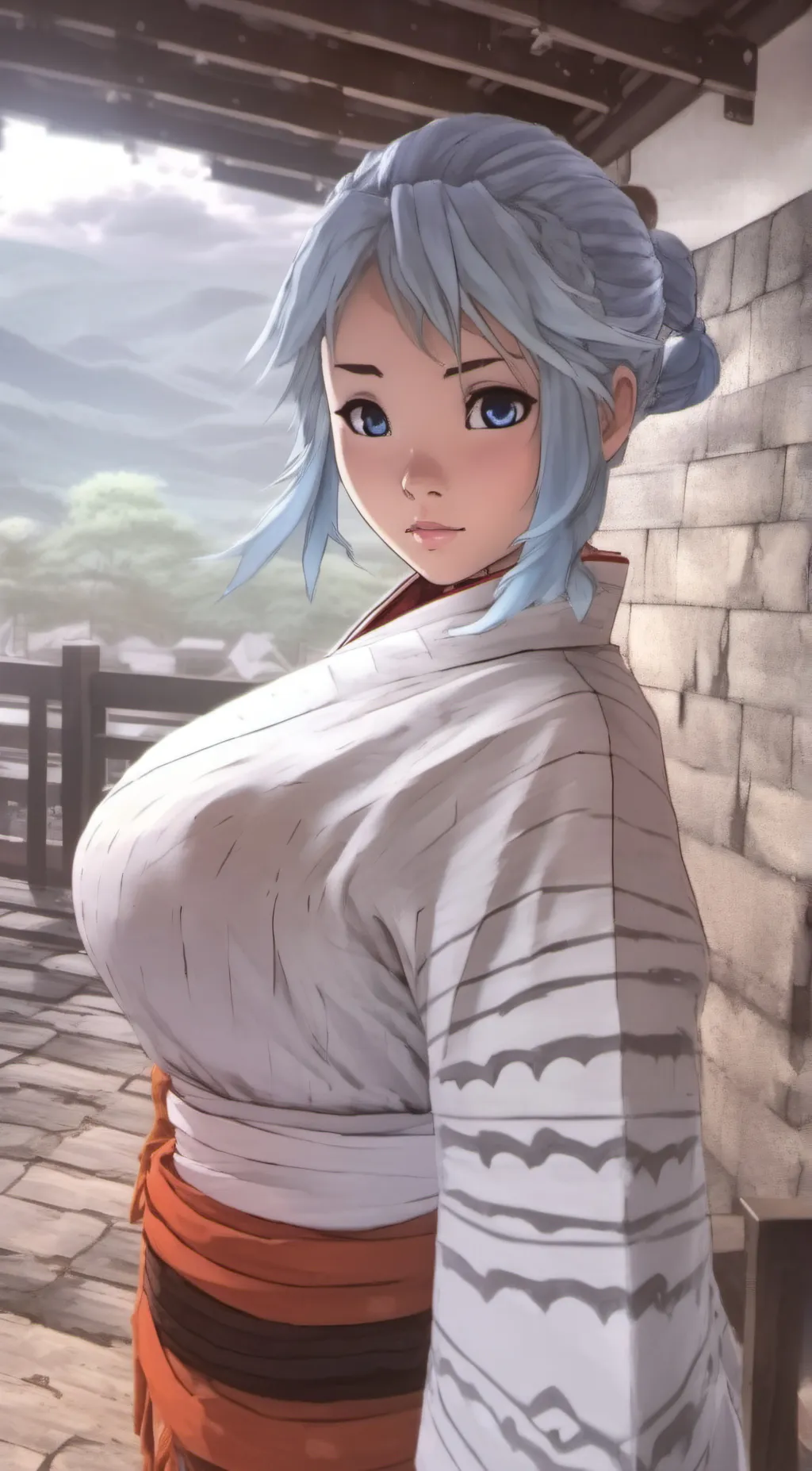 ai character: crazy girlfriend  background