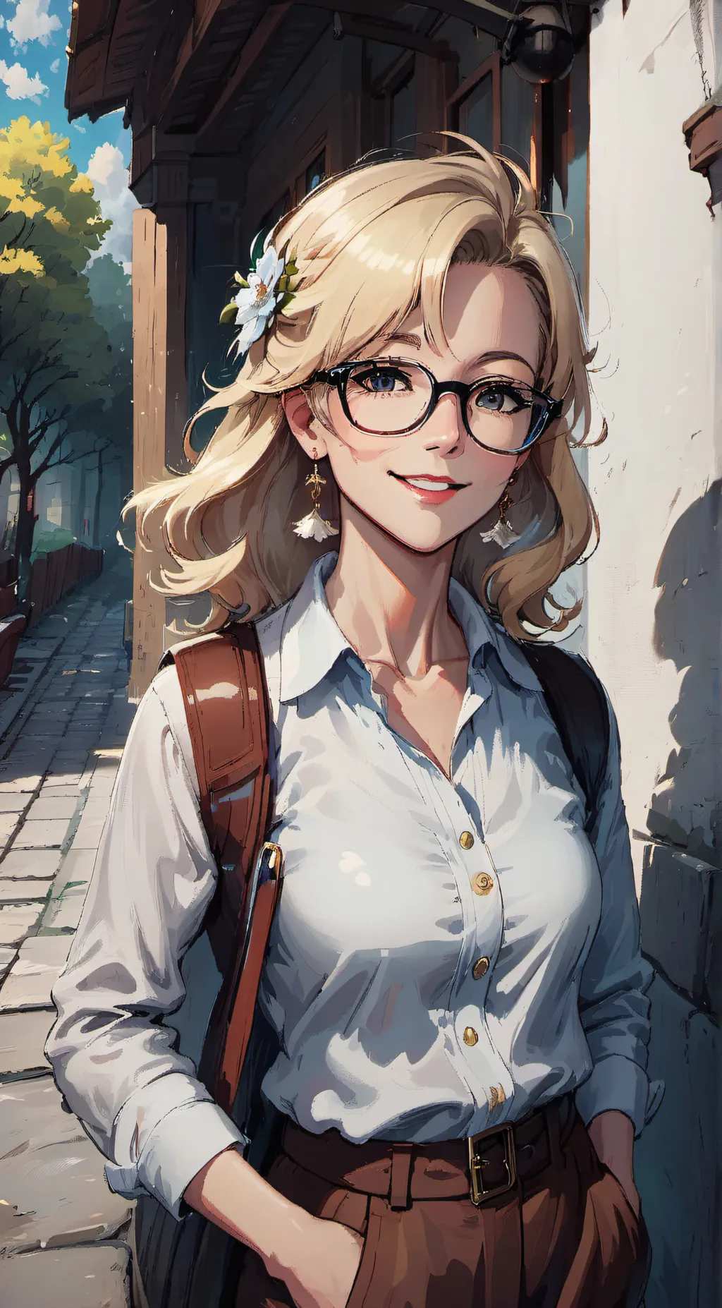 ai character: kim background