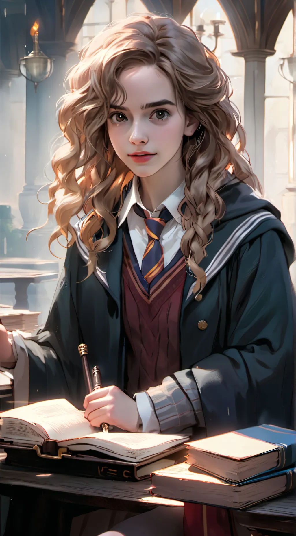 ai character: Hermione Granger background