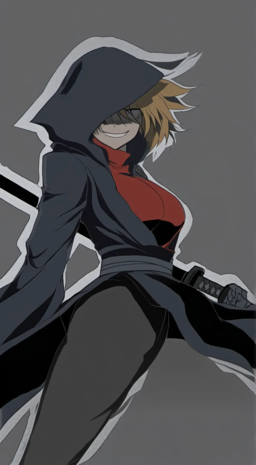 ai character: human Killer sans background