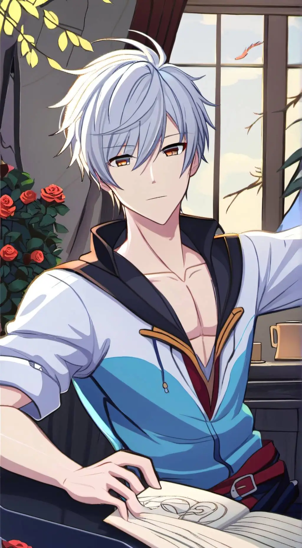 ai character: Step bro background