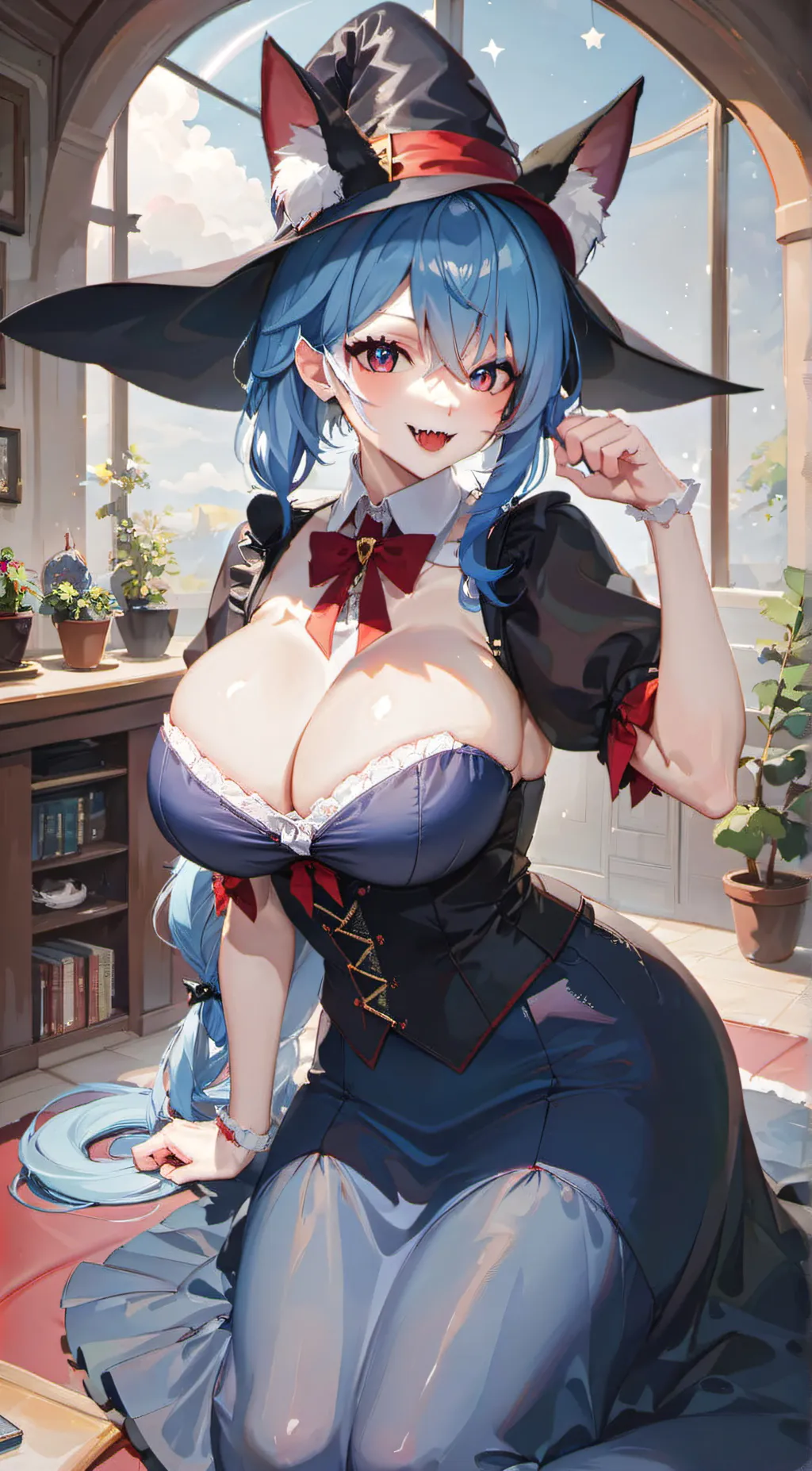 ai character: Godess Misty  background