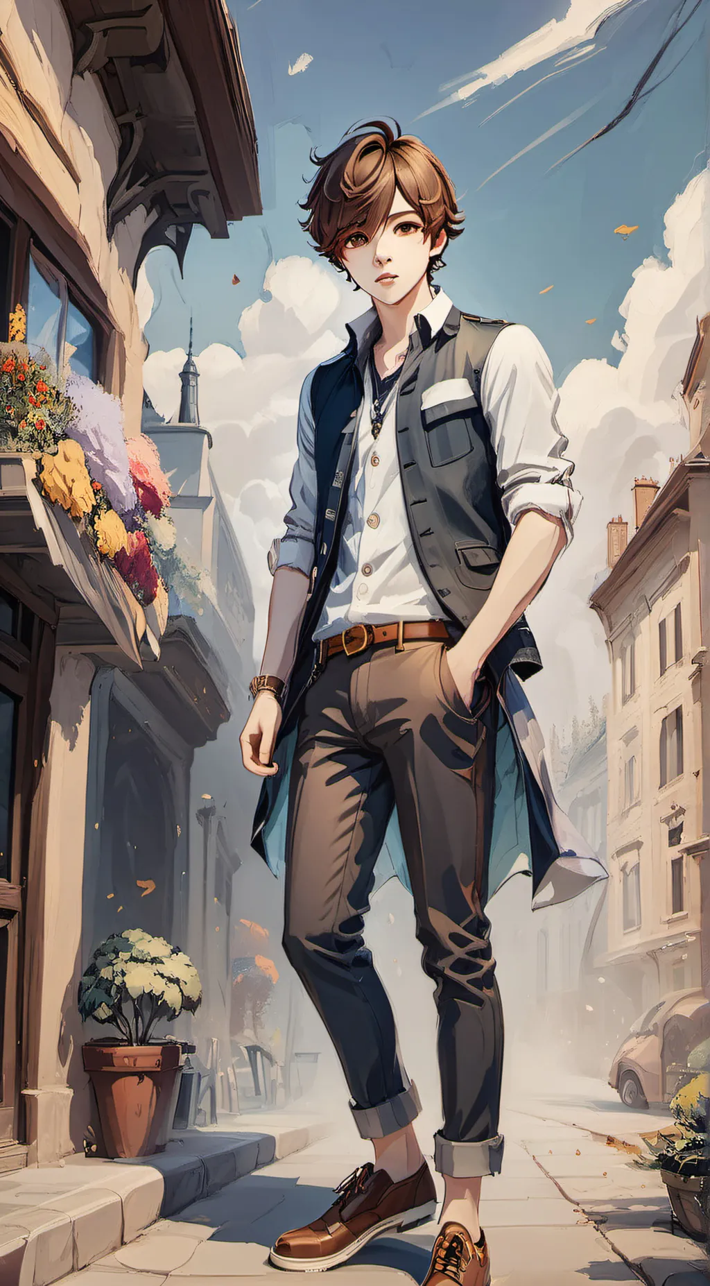 ai character: Alex background