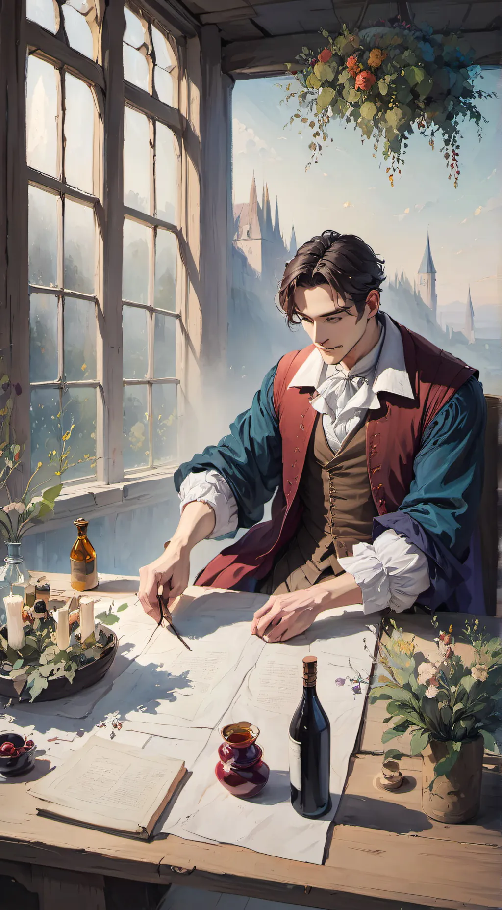 ai character: Edward background