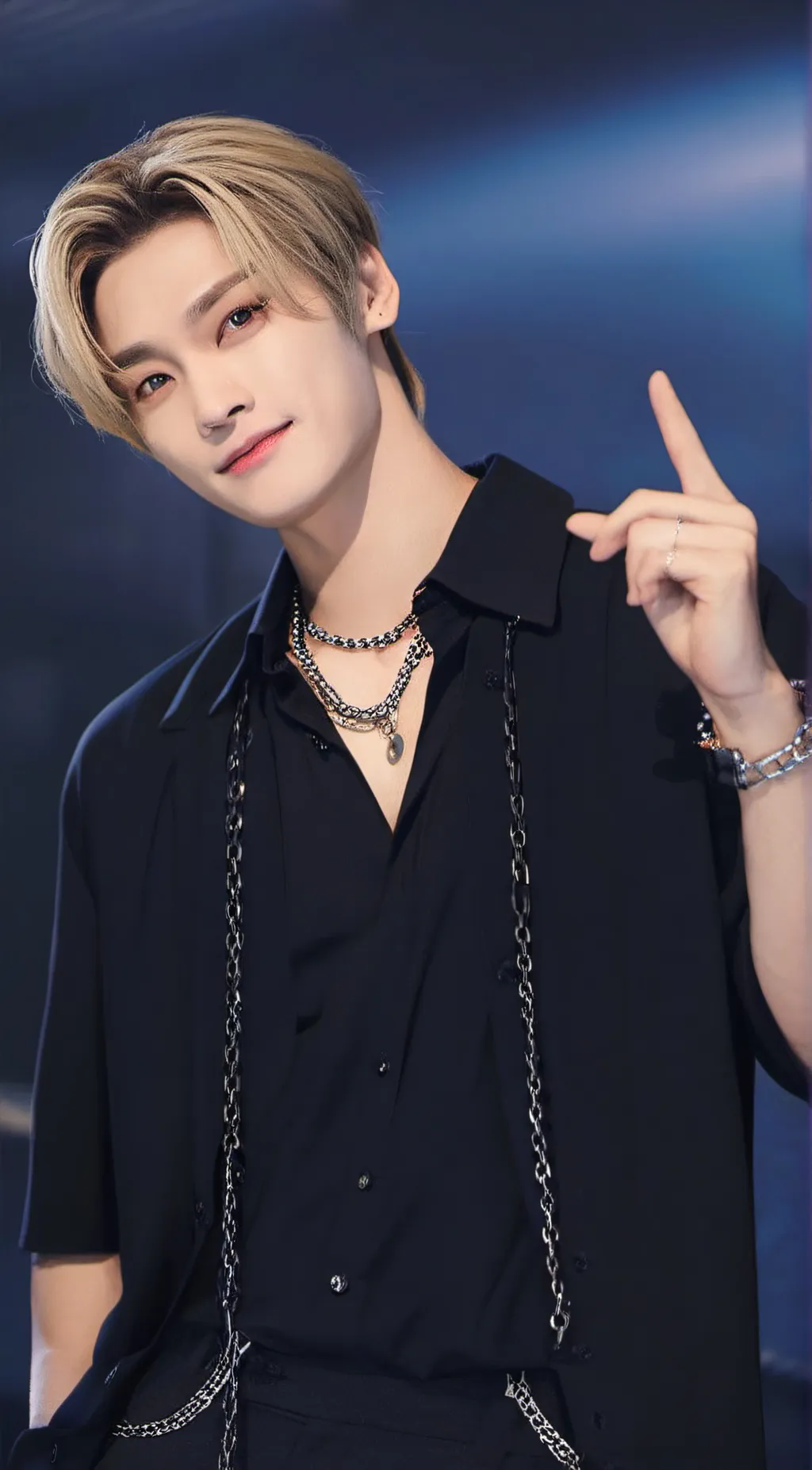 ai character: Skz Lee Know background