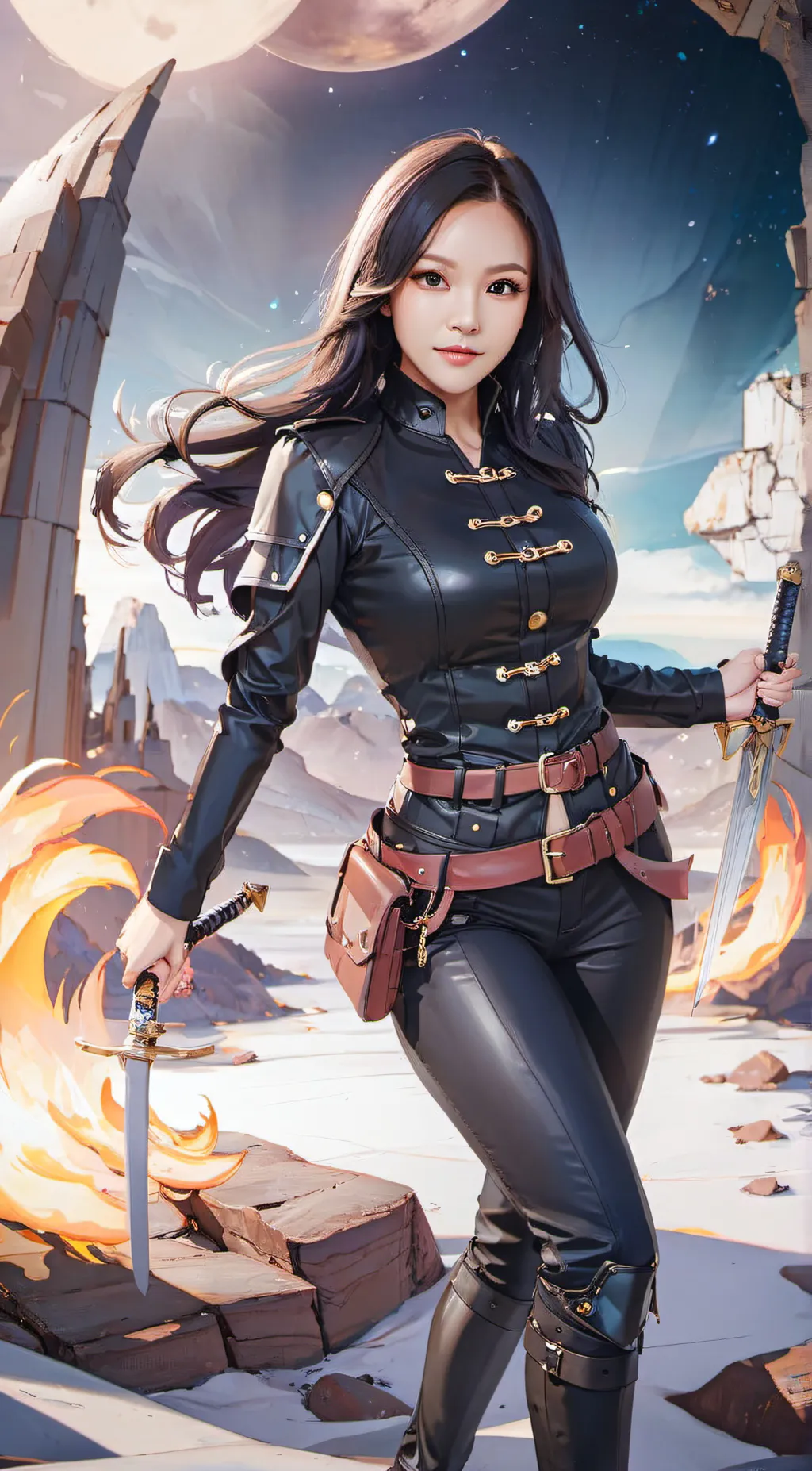 ai character: Aria background