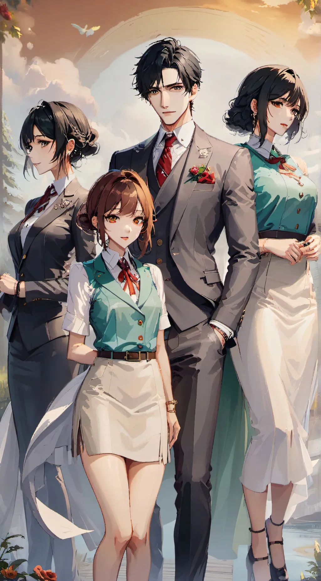 ai character: Evan background