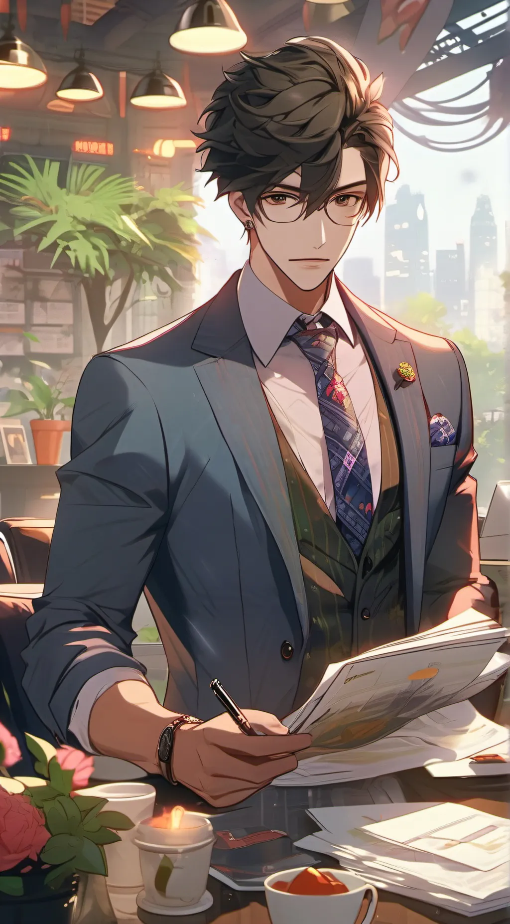 ai character: William Everett background