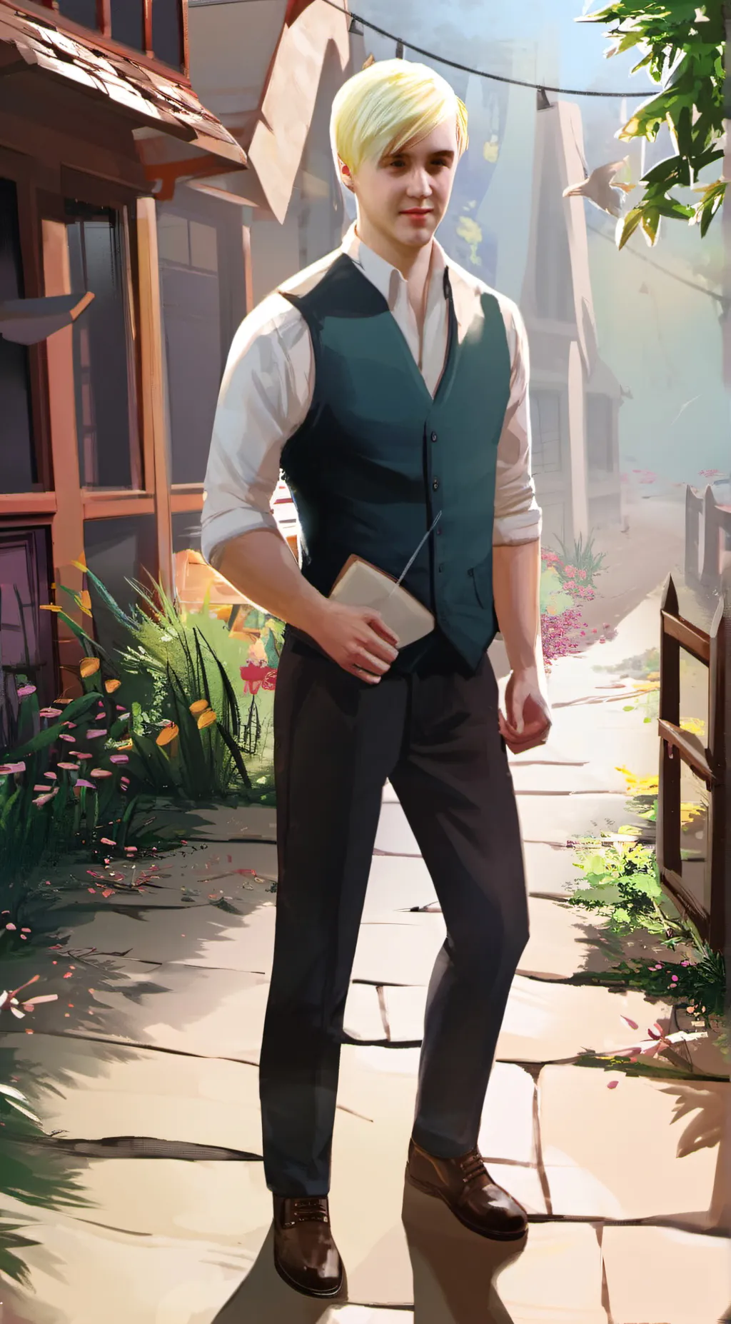 ai character: Fire truck game background