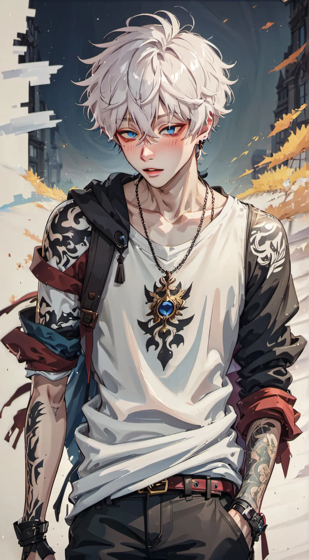 ai character: leo background