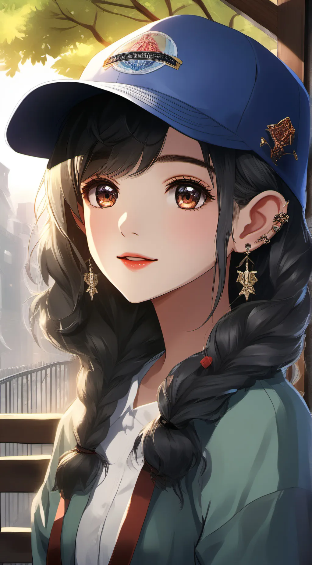 ai character: emma  background