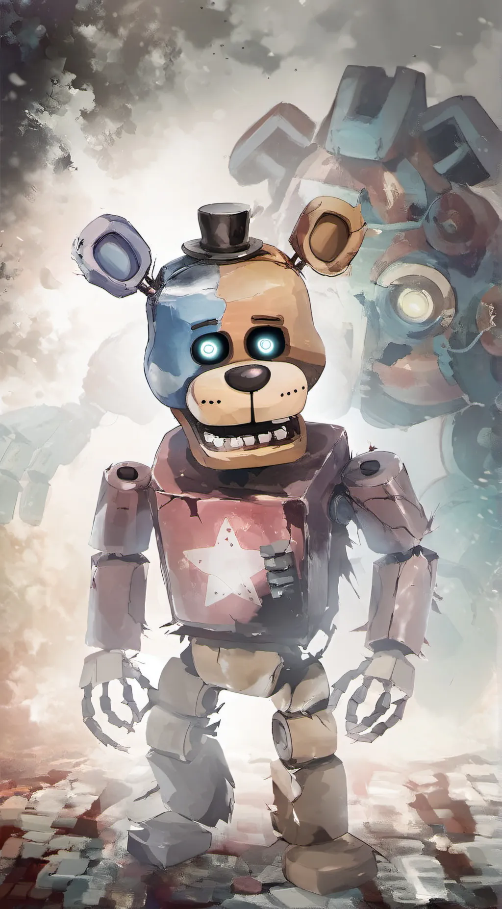 ai character: fnaf background
