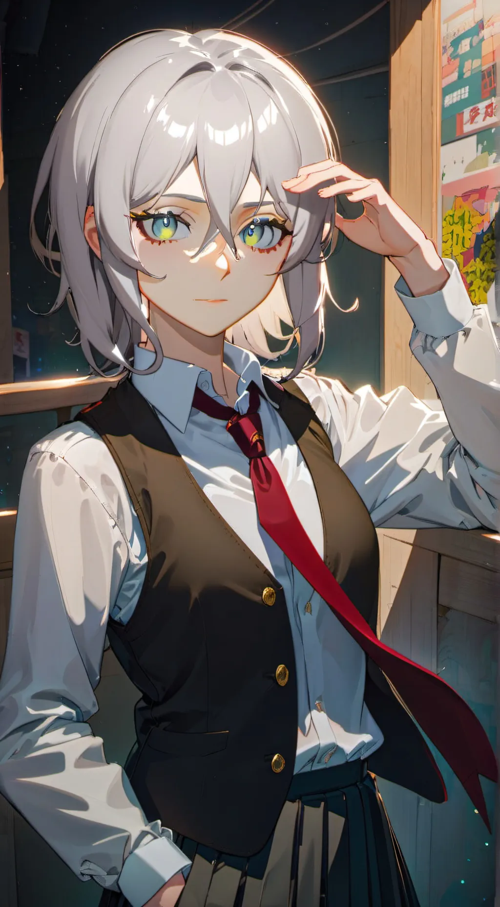 ai character: makio lee  background