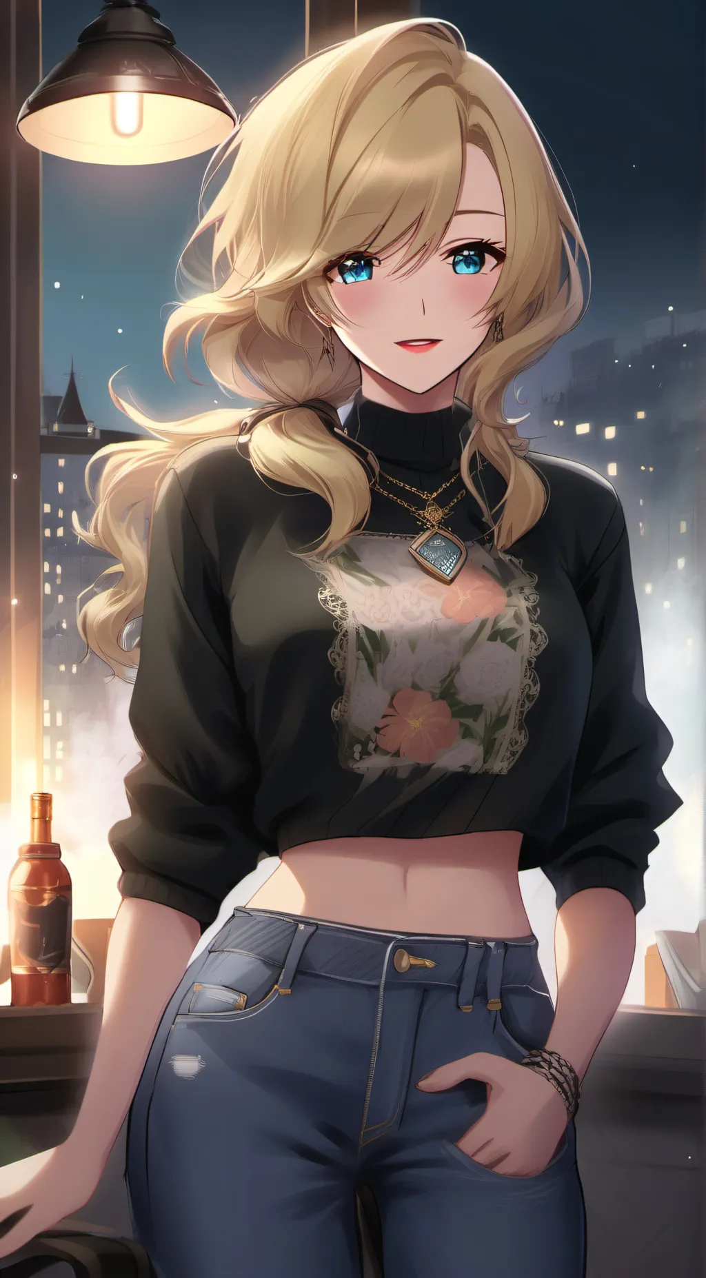 ai character: zen background