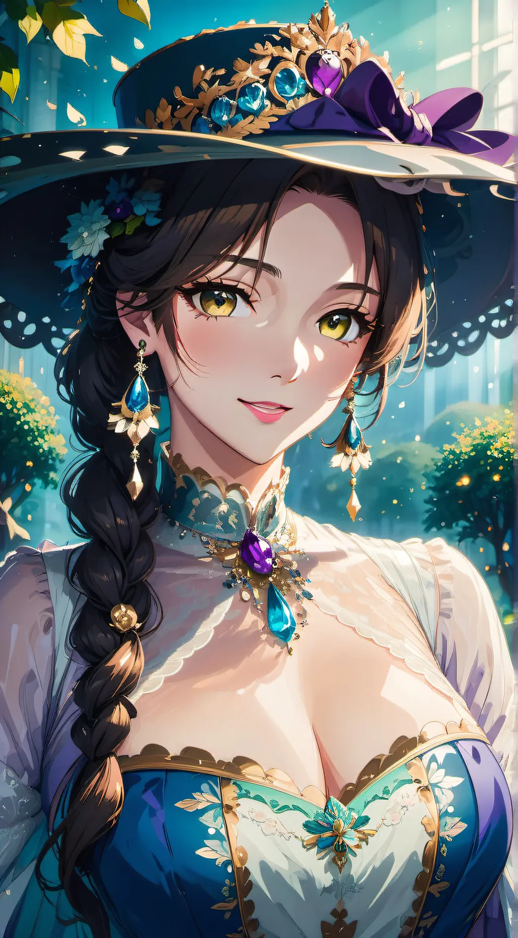 ai character: Melani background